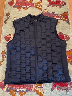 Nike Aeroloft Men's Blue Running Vest Puffy Insulated